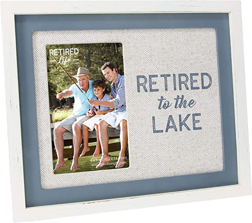 Retired To The Lake Picture Frame