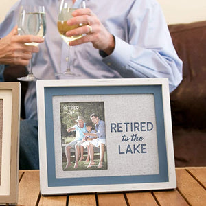 Retired To The Lake Picture Frame